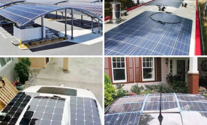 Solar charging system, solar panel